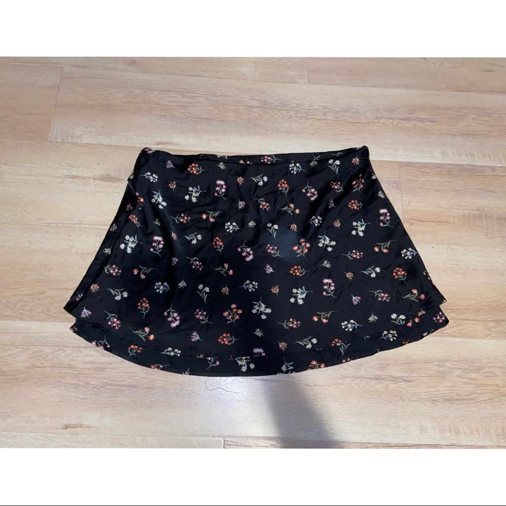 Floral miniskirt